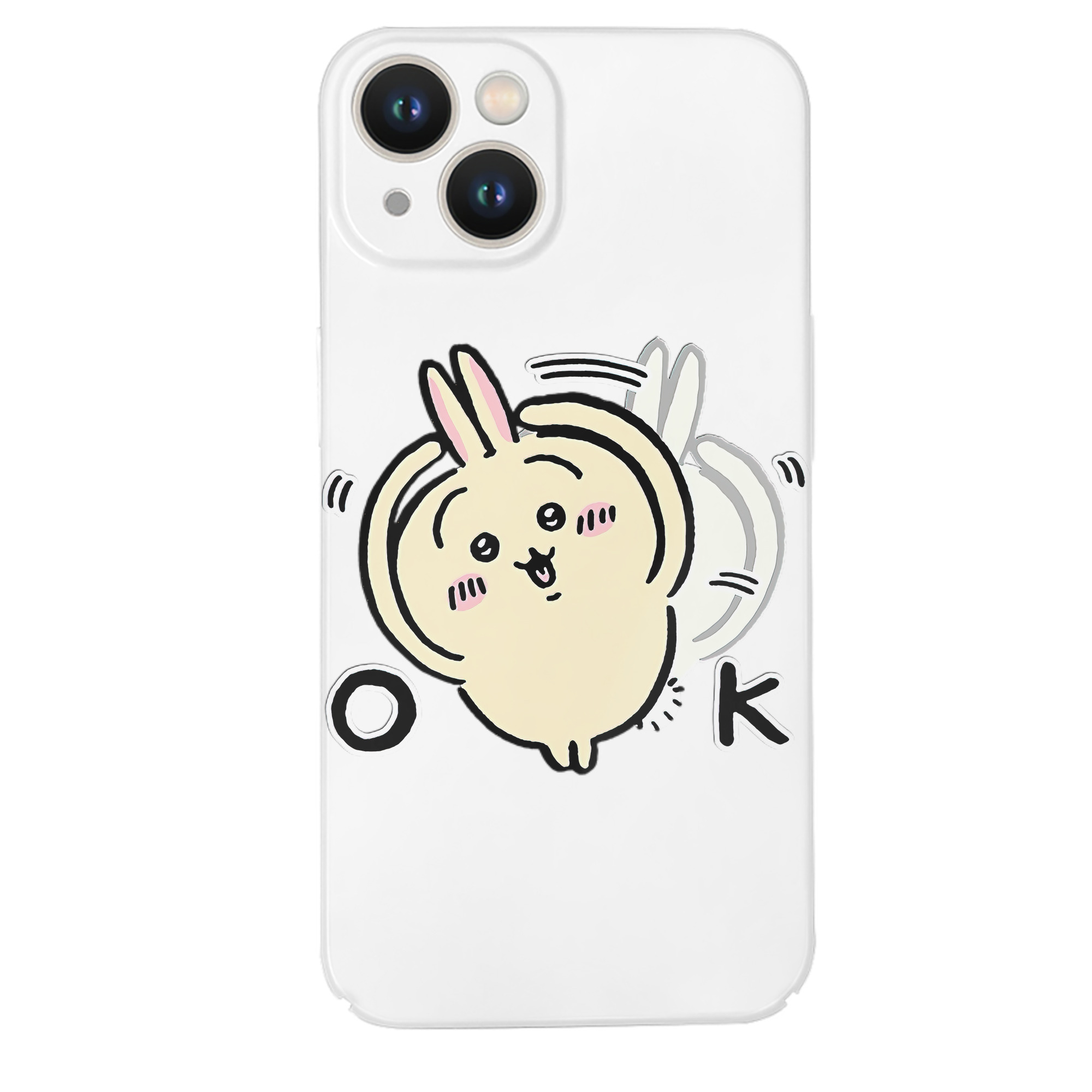 （画像用） ちいかわ うさぎ Chii-kawa usagi 【iPhone 14シリーズ対応】ハードケース